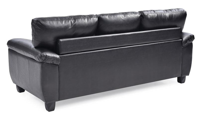 Comfortable stationary sofa by Glory Furniture with plush cushions and modern design, ideal for living room relaxation.