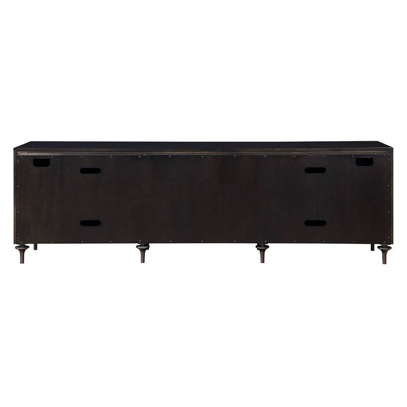 Diya - Console Cabinet - Forged Bronze & Espresso - R&R Furniture Gallery (Fountain Valley, CA)