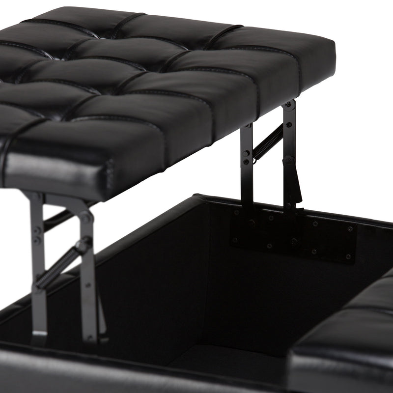 Harrison - Large Coffee Table Storage Ottoman - R&R Furniture Gallery (Fountain Valley, CA)