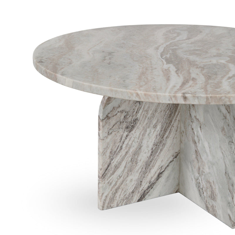 Reilly - Marble Round Table - R&R Furniture Gallery (Fountain Valley, CA)
