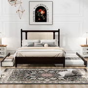 Platform Bed With 2 Big Drawers & Trundle - R&R Furniture Gallery (Fountain Valley, CA)