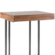 Wynn - Pull Up Table With Storage Compartment - Pecan - R&R Furniture Gallery (Fountain Valley, CA)