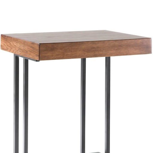 Wynn - Pull Up Table With Storage Compartment - Pecan - R&R Furniture Gallery (Fountain Valley, CA)