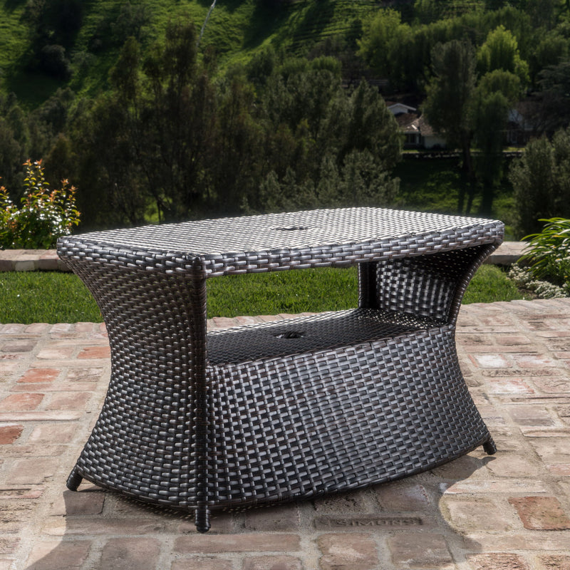 Berkeley - Chaise Lounge Side Table - R&R Furniture Gallery (Fountain Valley, CA)