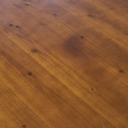 Modern industrial faux live edge dining table with hairpin legs from Noble House, featuring a natural wood finish and sleek design.