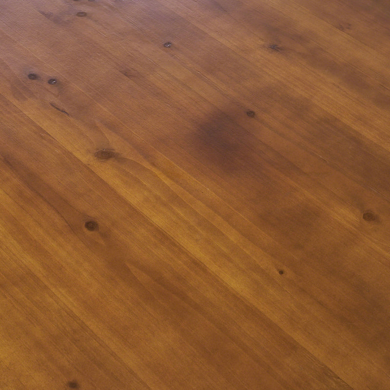 Modern industrial faux live edge dining table with hairpin legs from Noble House, featuring a natural wood finish and sleek design.