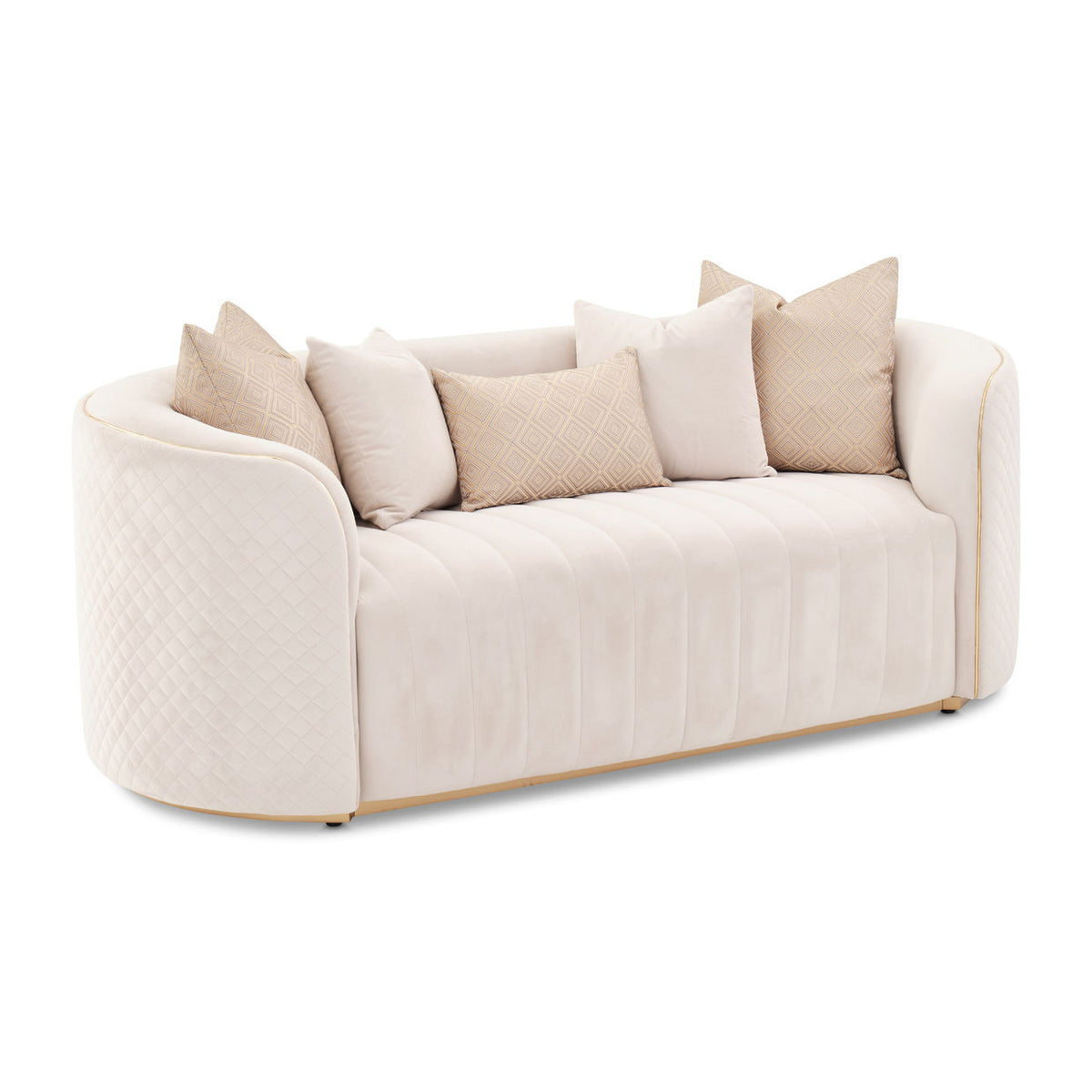 Ariana - Velvet Loveseat - R&R Furniture Gallery (Fountain Valley, CA)