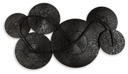 Rhetlen - Wall Decor - Black / Gold Finish - R&R Furniture Gallery (Fountain Valley, CA)