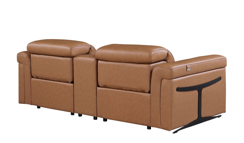 1126 - 3-Piece Modular Power Reclining Loveseat In With 2 Power Recliners & Power Headrests