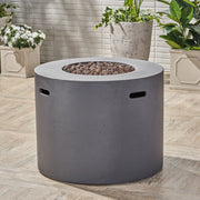 Round Iron Fire Pit With 40, 000 Btu - R&R Furniture Gallery (Fountain Valley, CA)