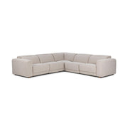 Classic Home Knoxville power recliner sectional with plush fabric and multiple reclining seats, modern design for comfortable lounging.
