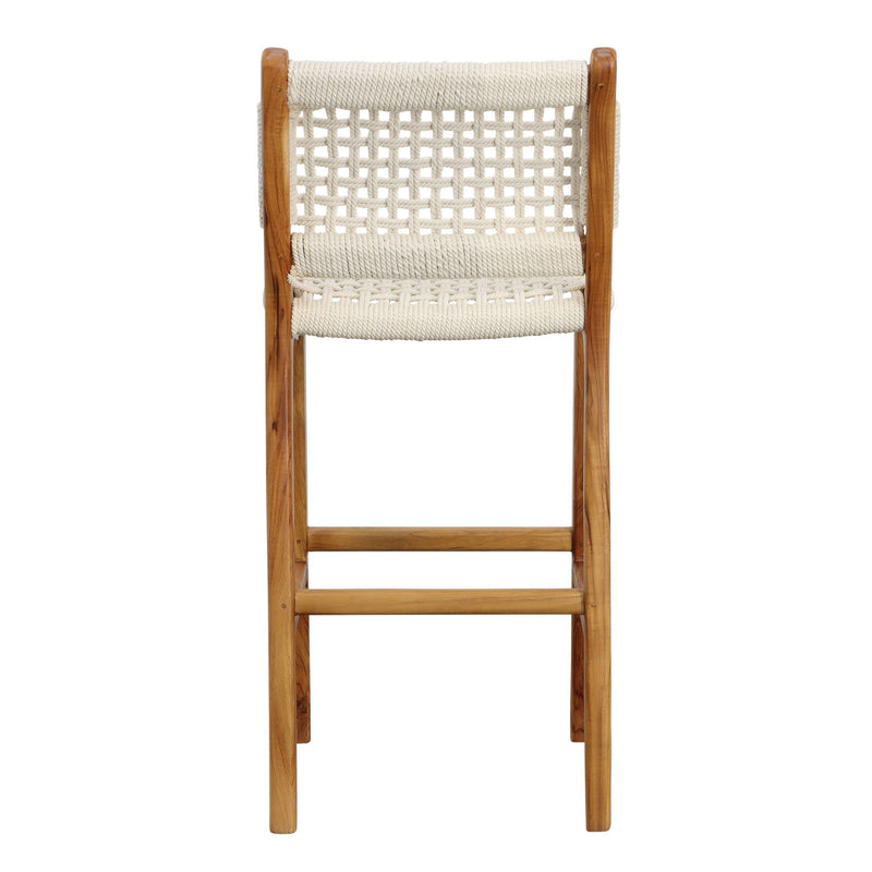 Diaz - Counter Stool - Natural With White