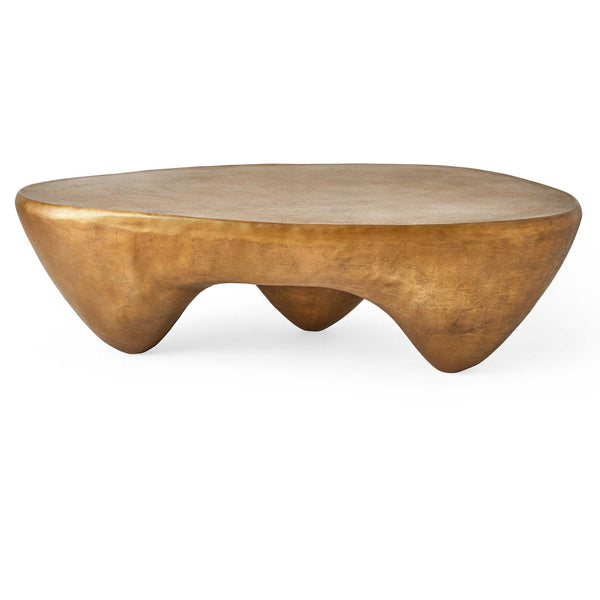 Golden Basin - Coffee Table - Brass