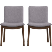 Laura - Mid-Century Modern Solid Wood Dining Chair (Set of 2) - R&R Furniture Gallery (Fountain Valley, CA)