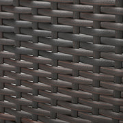 Antibes - 4 Pieces Wicker Chat Set - Brown / Beige - R&R Furniture Gallery (Fountain Valley, CA)