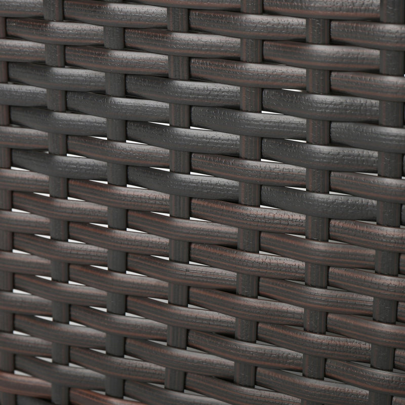 Antibes - 4 Pieces Wicker Chat Set - Brown / Beige - R&R Furniture Gallery (Fountain Valley, CA)