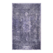 Maval - 8' X 10' Washable Area Rug - Anthracite - R&R Furniture Gallery (Fountain Valley, CA)