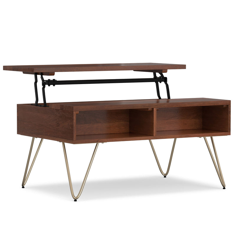 Hunter - Handcrafted Lift Top Coffee Table - R&R Furniture Gallery (Fountain Valley, CA)
