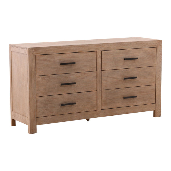 Emmalyn - Dresser - Light Warm Wash And Black