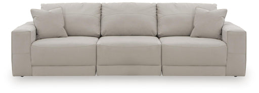Benchcraft® Next-Gen Gaucho stationary sectional with plush cushions and modern design, shown in a spacious living room setting.