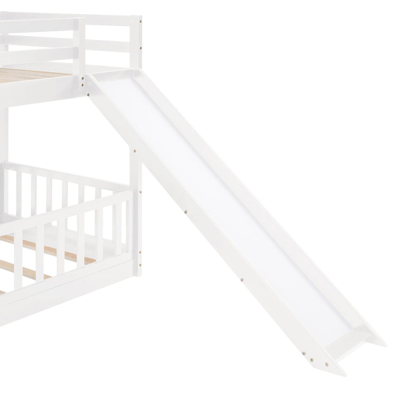Functional Bunk Bed & Convertible Ladder And Slide - R&R Furniture Gallery (Fountain Valley, CA)