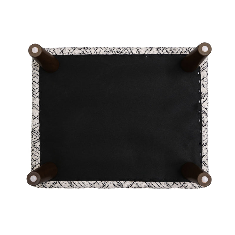 Abstract Ottoman - Black - R&R Furniture Gallery (Fountain Valley, CA)