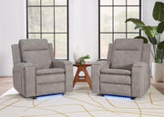 Armstrong - Power Recliner With Heat, Massage And Auto-Glide - R&R Furniture Gallery (Fountain Valley, CA)
