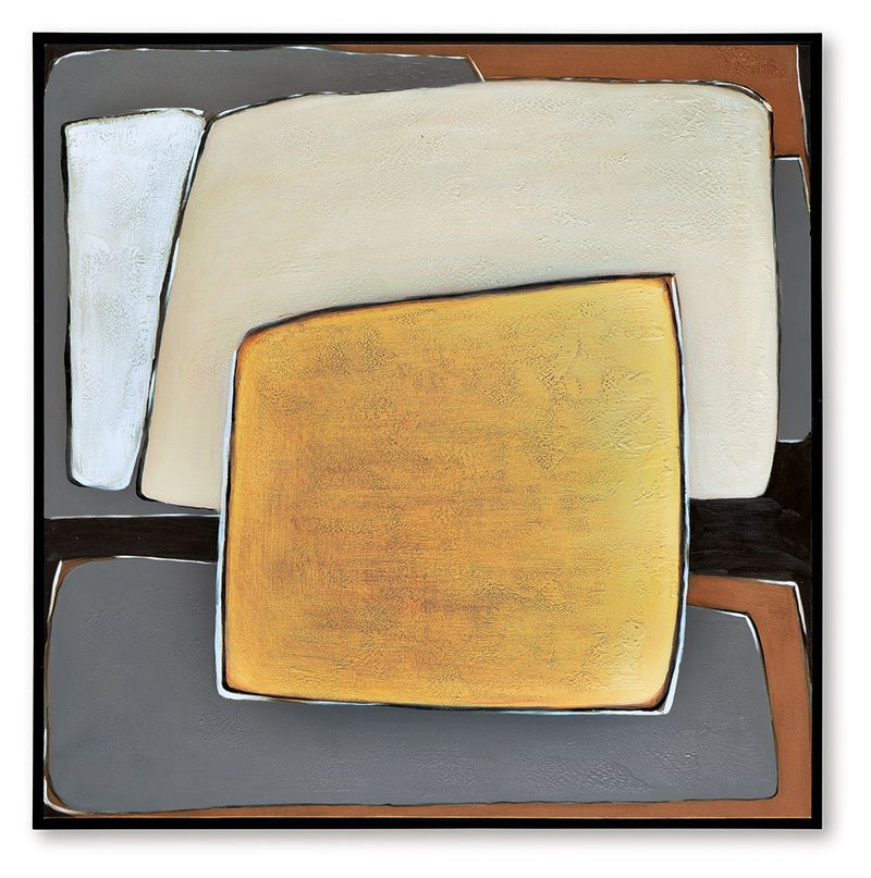 Actman - Wall Art - Cream / Brown / Gray - R&R Furniture Gallery (Fountain Valley, CA)