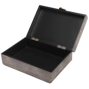 Lalique Art Deco box by Uttermost, decorative basket with intricate glass design and elegant craftsmanship.