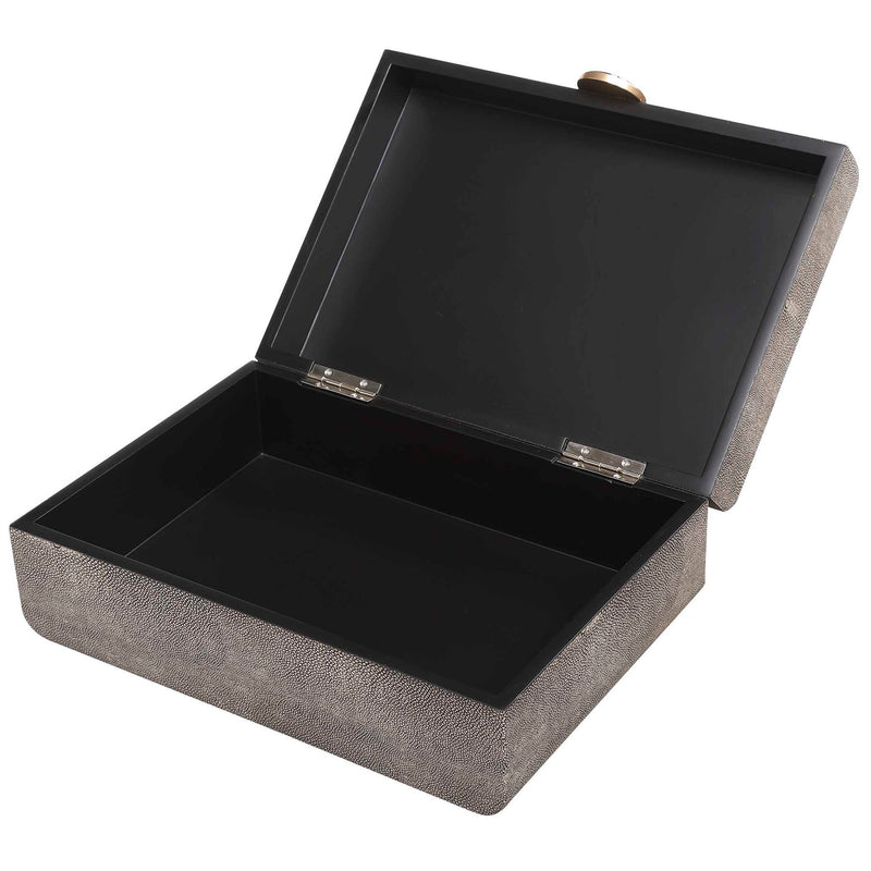Lalique Art Deco box by Uttermost, decorative basket with intricate glass design and elegant craftsmanship.