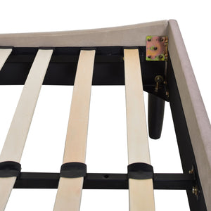 Aspen - Vertical Tufted Headboard Platform Bed