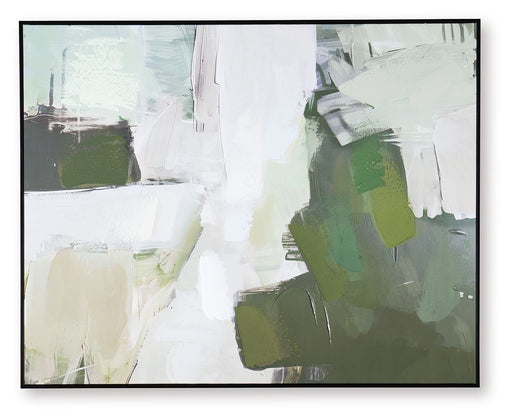 Vinick - Wall Art - Green / Gray / White - R&R Furniture Gallery (Fountain Valley, CA)