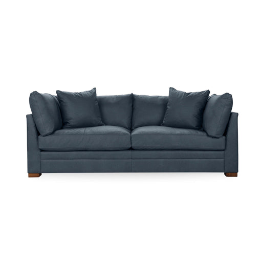 Classic Home Audrey stationary sofa with plush cushions and elegant design, shown in a cozy living room setting.