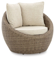 Danson - Swivel Lounge With Cushion - R&R Furniture Gallery (Fountain Valley, CA)