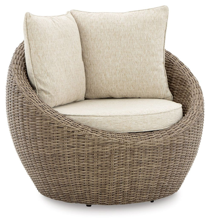 Danson - Swivel Lounge With Cushion - R&R Furniture Gallery (Fountain Valley, CA)