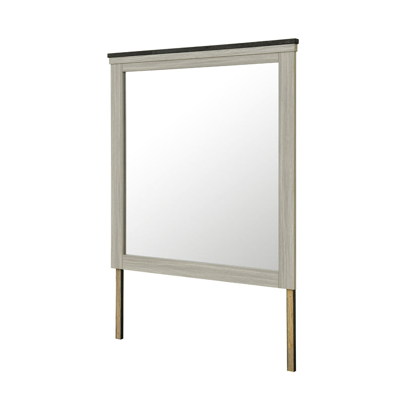 Augusta - Mirror With Sleek Frame, Large Scale Mirror For Dresser - Beige Brown - R&R Furniture Gallery (Fountain Valley, CA)