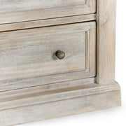 Adelaide - 3 Drawer Nightstand - Natural Cream Wash - R&R Furniture Gallery (Fountain Valley, CA)