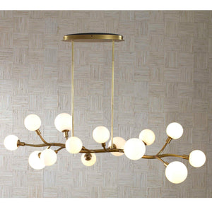 Meandering - 14 Light Pendant