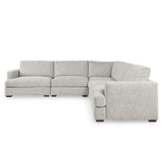 Ludwig - Upholstered 5 Piece Sectional - Ivory - R&R Furniture Gallery (Fountain Valley, CA)