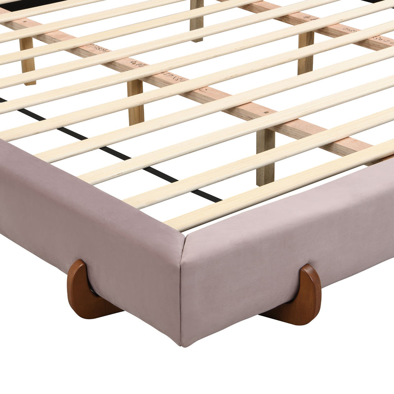 Elegant Upholstered Bed Frame - R&R Furniture Gallery (Fountain Valley, CA)
