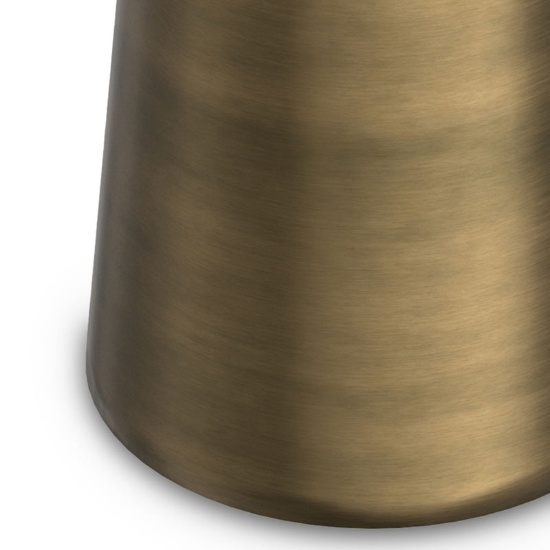 Nicollette - Side Table - Antique Brass - R&R Furniture Gallery (Fountain Valley, CA)