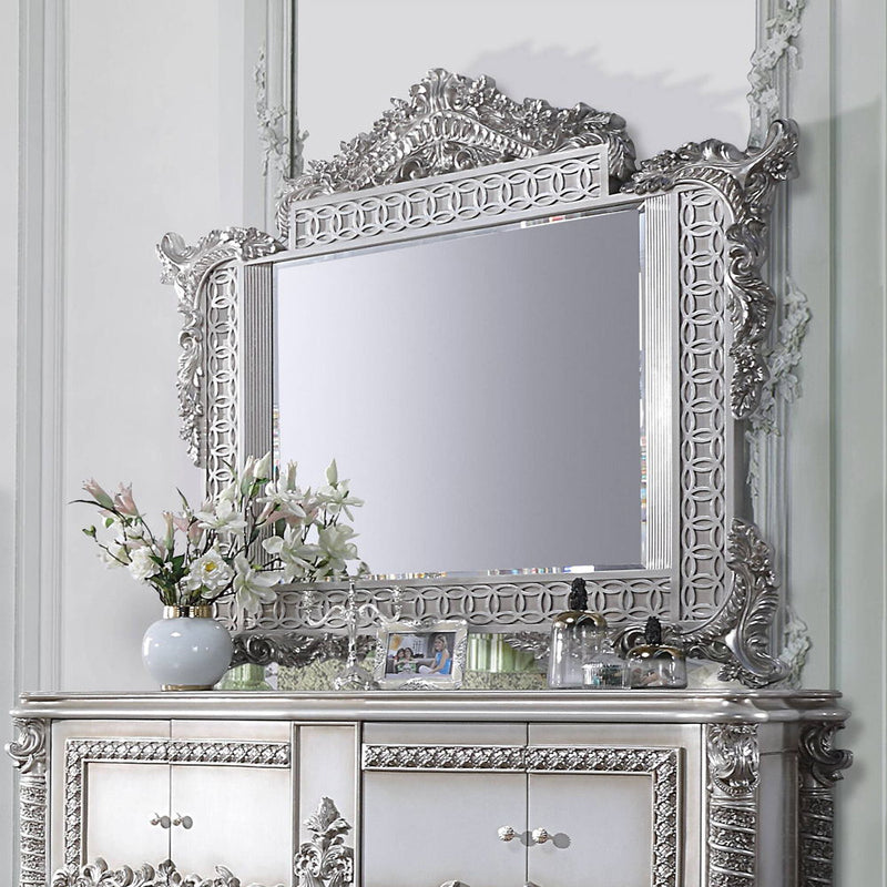 Valkyrie - Mirror - Antique Platinum - R&R Furniture Gallery (Fountain Valley, CA)