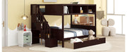 Bunk Bed With Shelfs, Storage Staircase And 2 Drawers - R&R Furniture Gallery (Fountain Valley, CA)