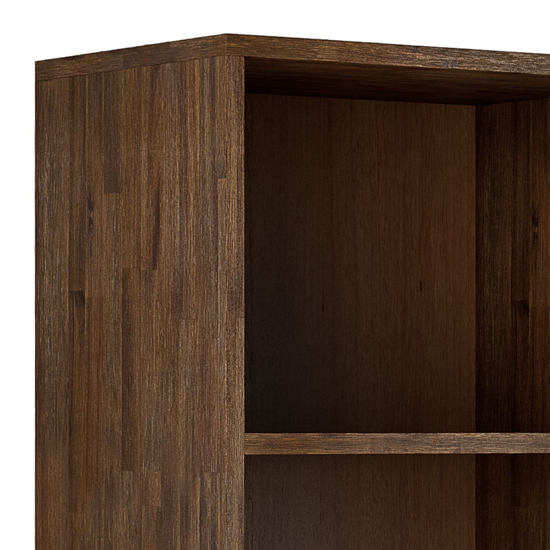 Clarkson - Bookcase With Storage - Rustic Natural Aged Brown - R&R Furniture Gallery (Fountain Valley, CA)