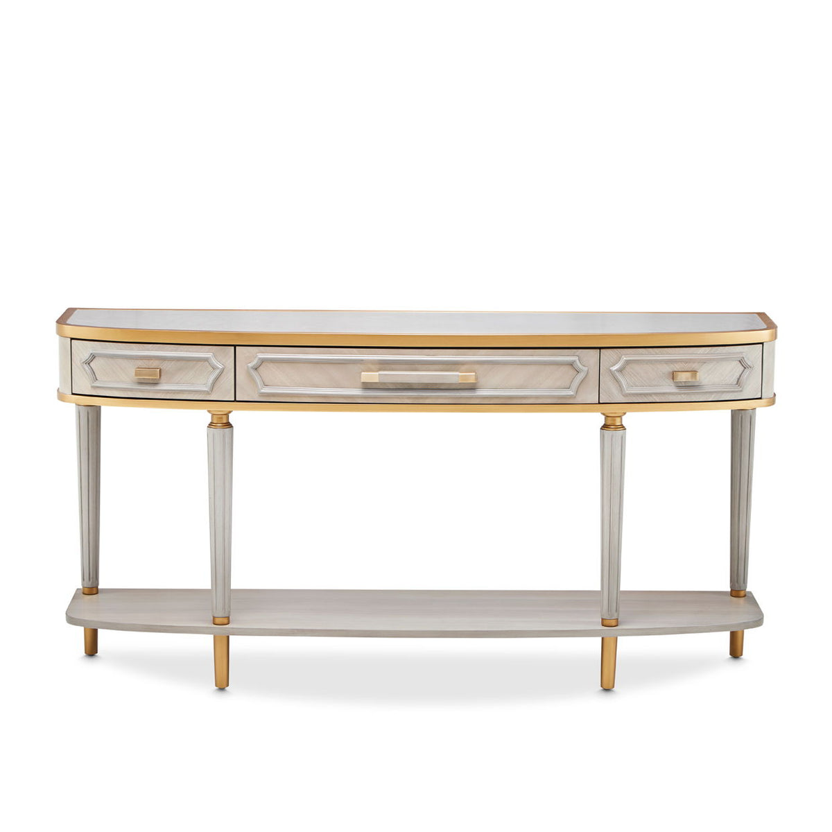 St. Charles - Console Table - Dove Gray - R&R Furniture Gallery (Fountain Valley, CA)