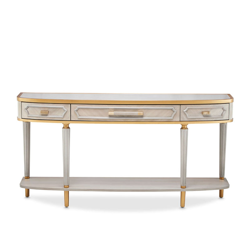 St. Charles - Console Table - Dove Gray - R&R Furniture Gallery (Fountain Valley, CA)