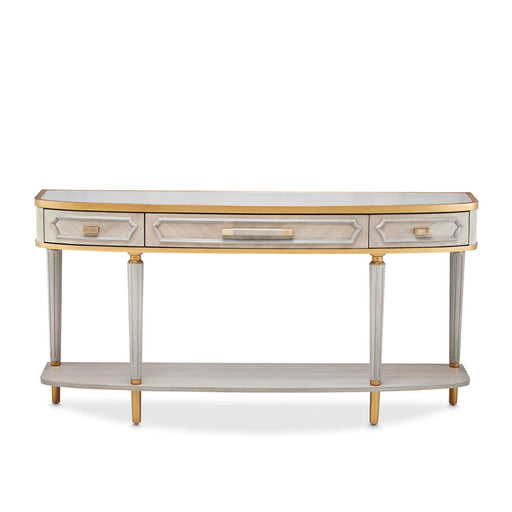 St. Charles - Console Table - Dove Gray - R&R Furniture Gallery (Fountain Valley, CA)