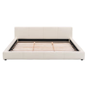 Stylish Upholstered Bed With Birch Wood Frame - R&R Furniture Gallery (Fountain Valley, CA)