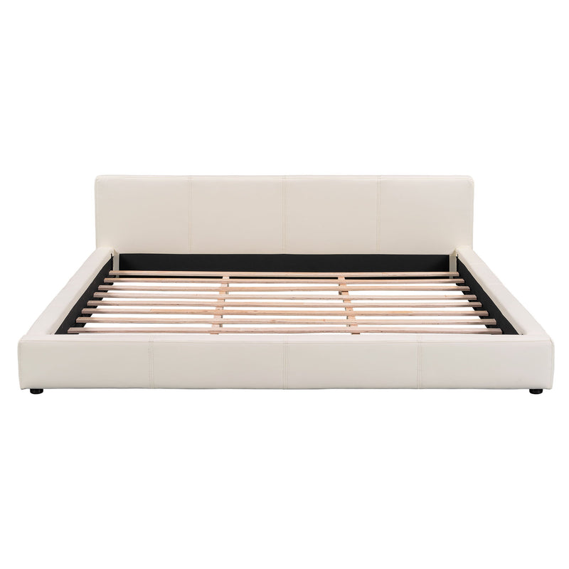 Stylish Upholstered Bed With Birch Wood Frame - R&R Furniture Gallery (Fountain Valley, CA)