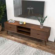 Adrian - TV Stand - Walnut Brown - R&R Furniture Gallery (Fountain Valley, CA)